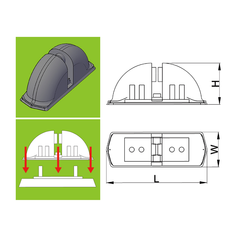 Rubber Recess Dating Oval