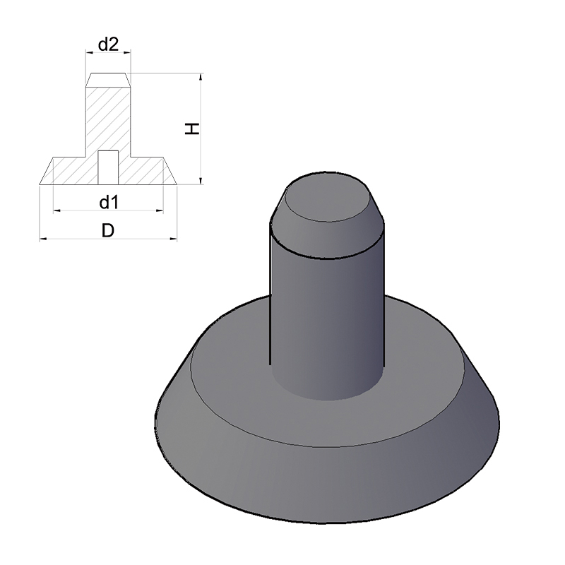 Kongkreto na insert magnet